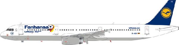 04054 Phoenix Lufthansa / ルフトハンザドイツ航空 A321 D-AIDG FANHANSA 1:400 完売しました。