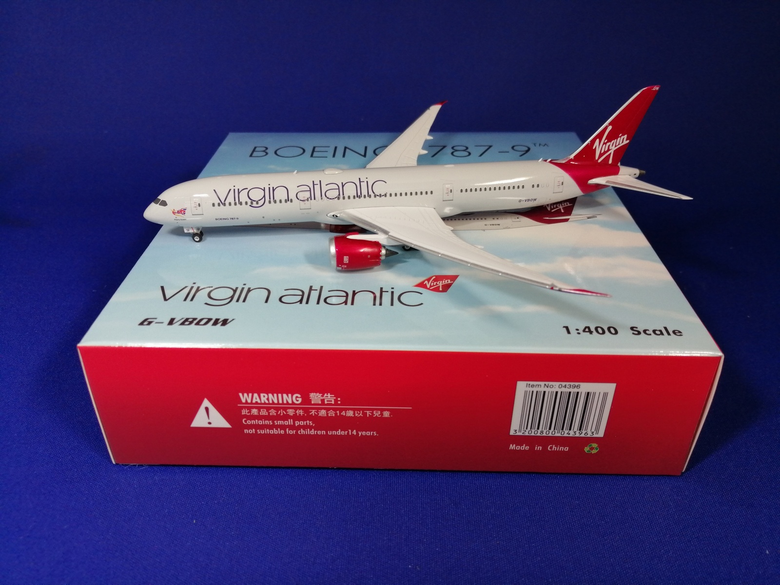 04396 Phoenix Virgin Atlantic / ヴァージンアトランティック航空 B787-9 G-VBOW 1:400 完売しました。