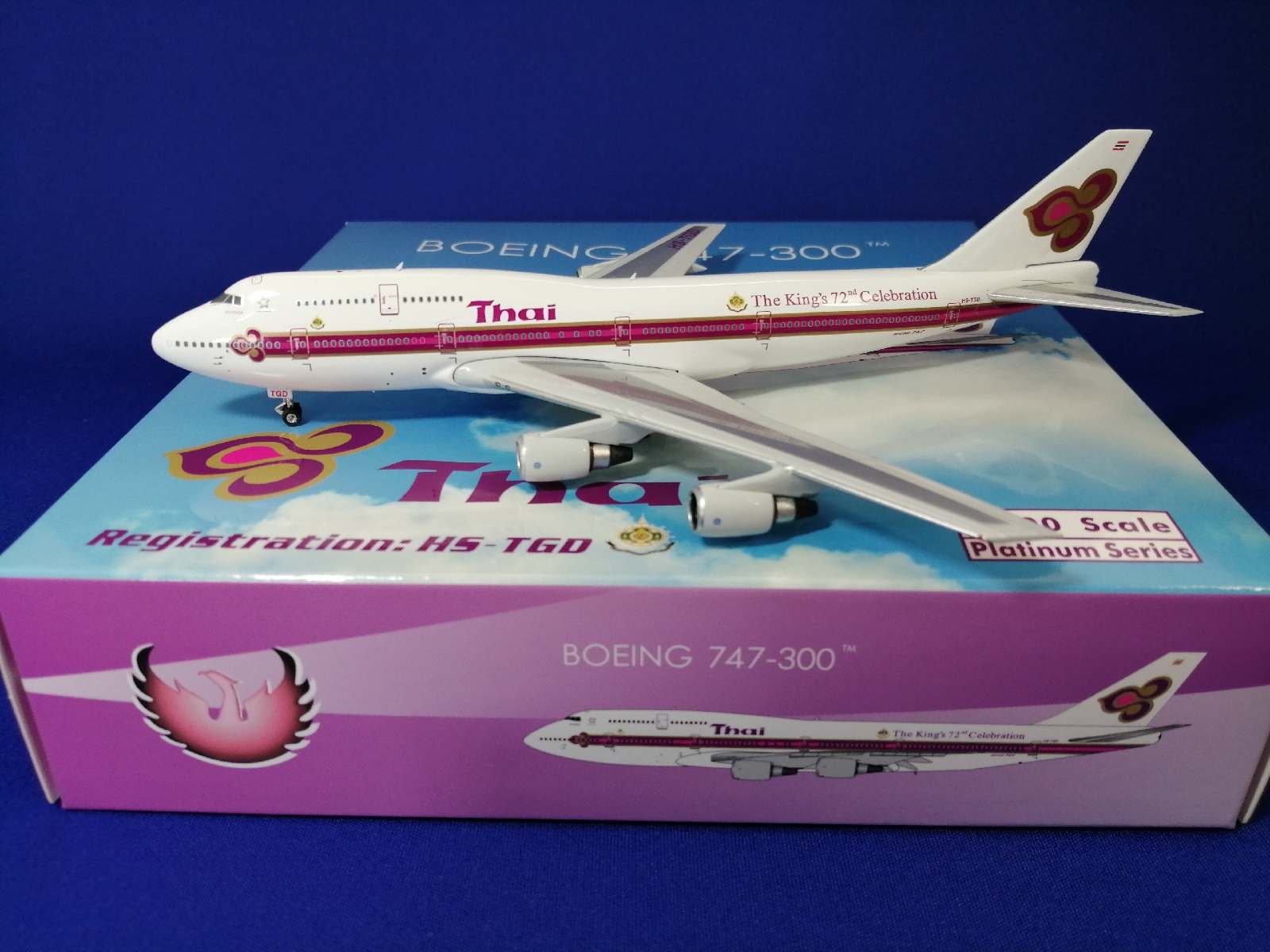 11648 Phoenix Thai / タイ国際航空 W/logo B747-300 HS-TGD 1:400 完売しました。