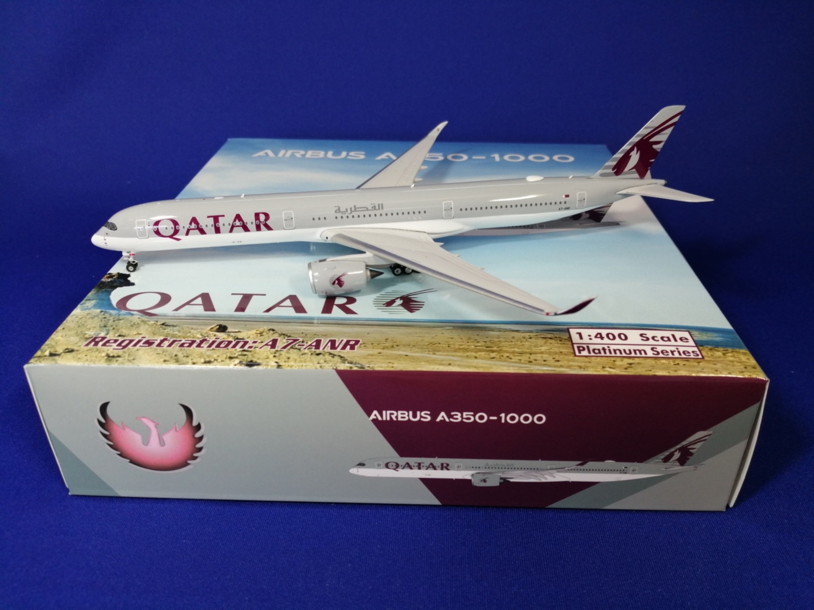 11674 Phoenix Qatar / カタール航空 A350-1000 A7-ANR 1:400 完売しました