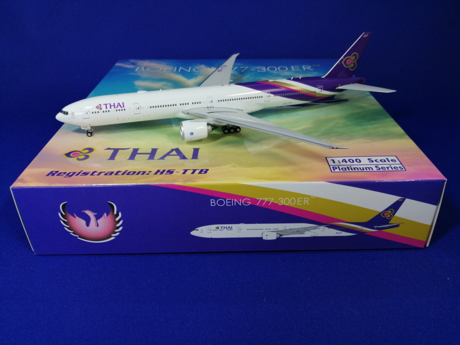 11678 Phoenix Thai / タイ国際航空 B777-300ER HS-TTB 1:400 完売しました。