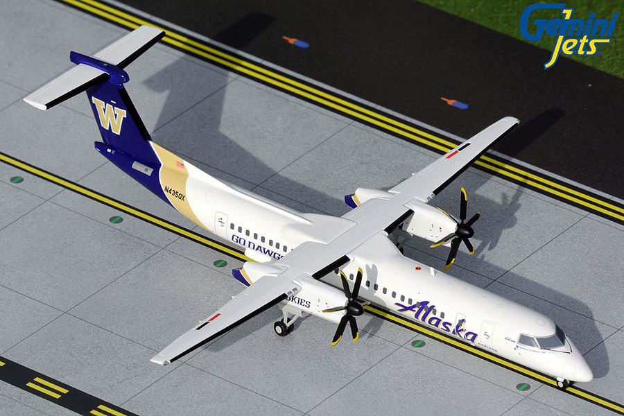 G2ASA1017 GEMINI 200 Alaska Dash 8 Q400 N435QX Huskies 1:200 完売しました。