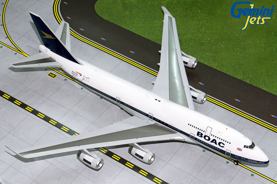 G2BAW834 GEMINI 200 British Airways / 英国航空 BOAC RETRO B747-400 G-BYGC 1:200 完売しました。