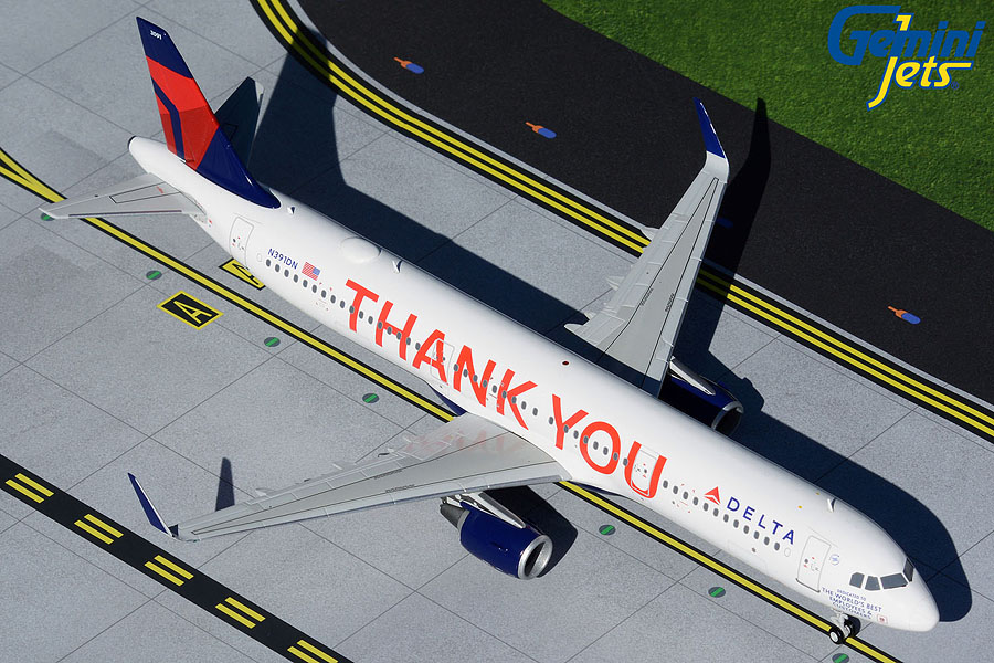 G2DAL925 GEMINI 200 Delta / デルタ航空 A321-200 N391DN THANK YOU 1:200 完売しました。