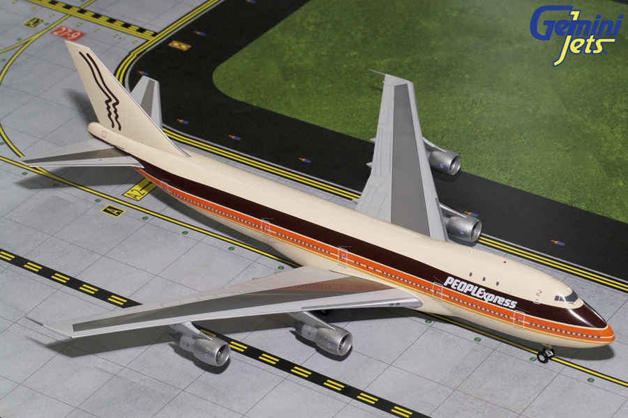 GJ78695 GEMINI 200 Peoplexpress / ピープル・エキスプレス航空 B747-100 N603PE 1:200 完売しました。