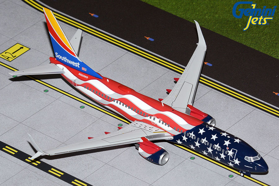 G2SWA1042 GEMINI 200 Southwest B737-800 N500WR Freedom One 1:200 完売しました。