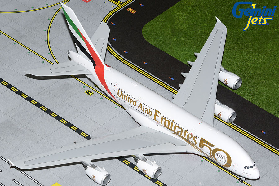 G2UAE1056 GEMINI 200 Emirates / エミレーツ航空 A380 UAE 50th Anniversary Livery  A6-EVG 1:200 完売しました。