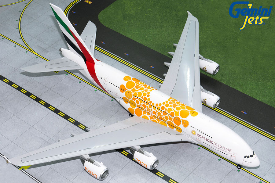 G2UAE758 GEMINI 200 Emirates / エミレーツ航空 OrangeExpo2020 A380-800 A6-EOU 1:200 完売しました。