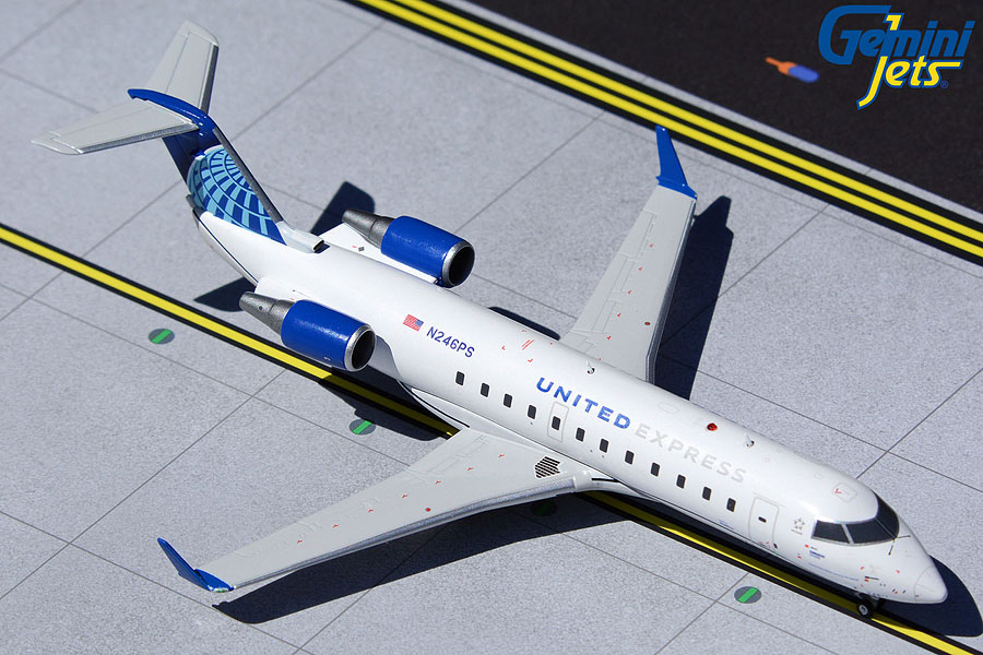 G2UAL958 GEMINI 200 UNITED EXPRESS / ユナイテッド・エクスプレス CRJ-200LR N246PS 1:200 完売しました。
