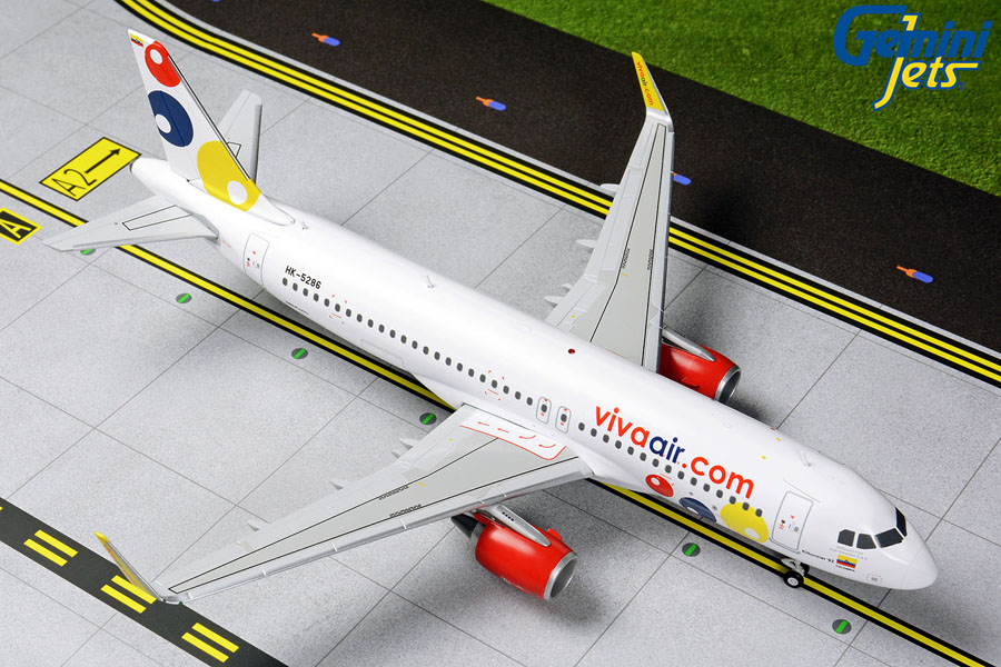 G2VVC822 GEMINI 200 VIVA Air Colombia / ビバ・エア・コロンビア A320-200S HK-5286 1:200 完売しました。