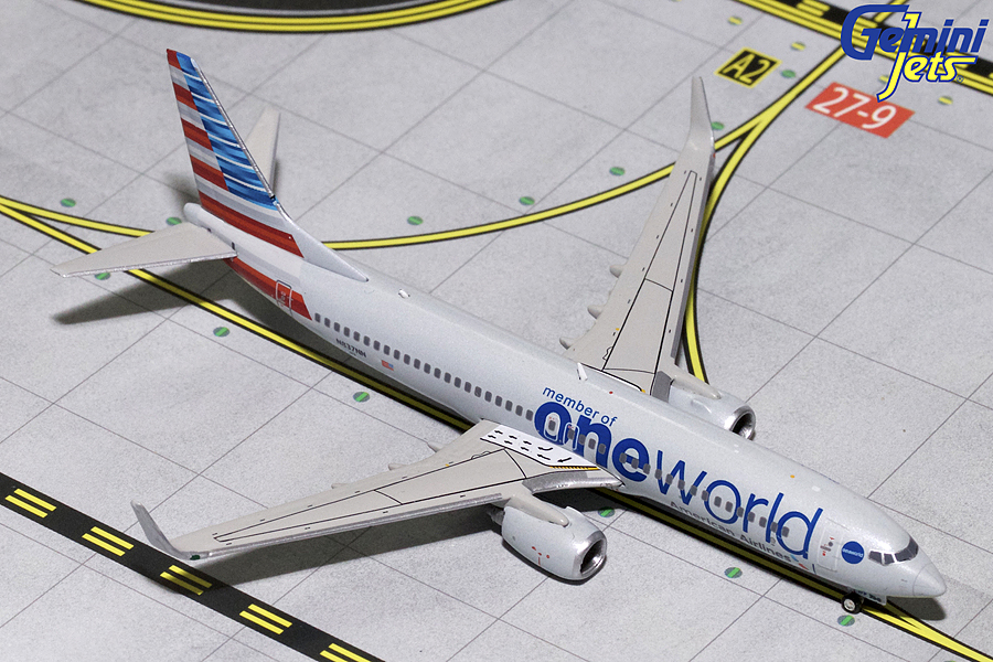 GJAAL1734 GEMINI JETS American / アメリカン航空 ワンワールド B737-800W ONE WORLD N836NN 1:400 完売しました。