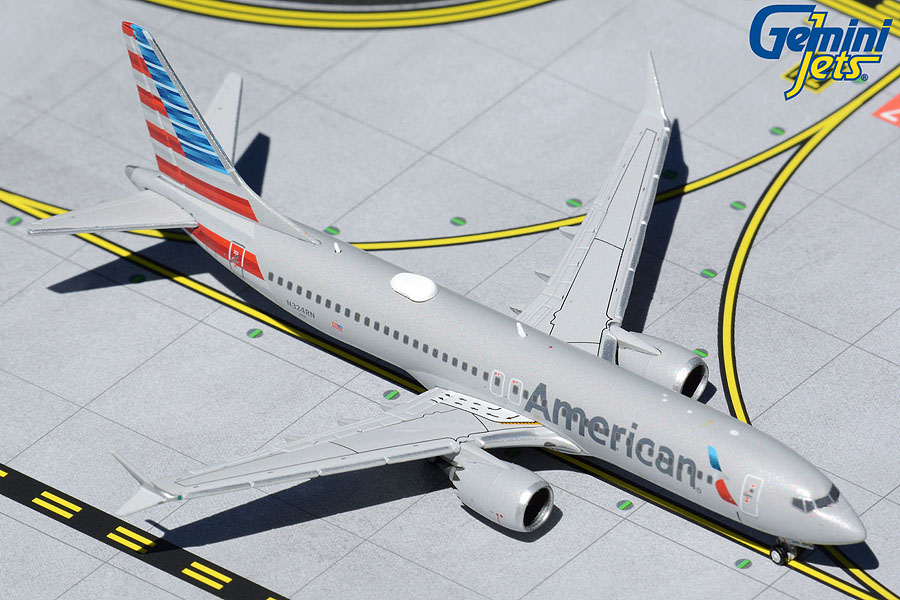 GJAAL1863 GEMINI JETS American / アメリカン航空 B737 MAX8 N324RN 1:400 メーカー完売