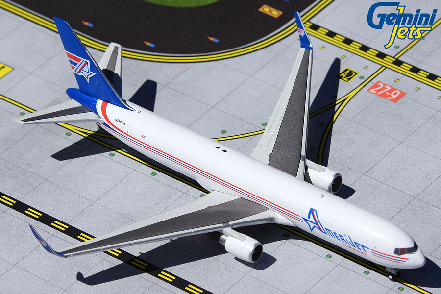 GJAJT1969 GEMINI JETS Amerijet International / アメリジェット・インターナショナル B767-300ERF N349CM 1:400 完売しました