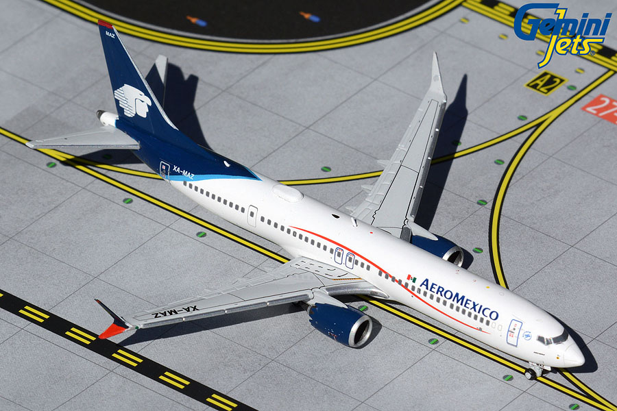 GJAMX2003 GEMINI JETS Aeromexico B737 MAX9 XA-MAZ 1:400 メーカー完売
