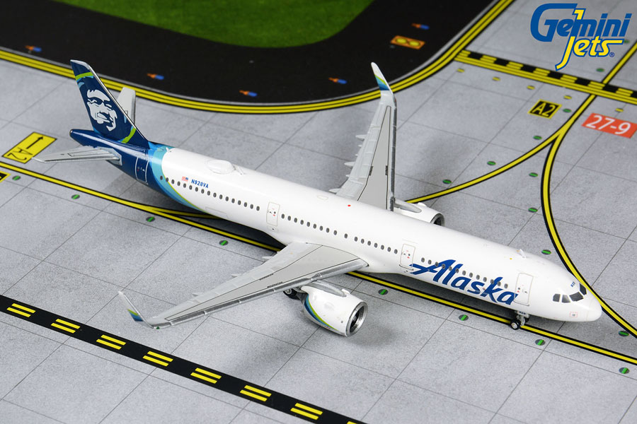 GJASA1855 GEMINI JETS Alaska / アラスカ航空 A321neo N928VA 1:400 完売しました。