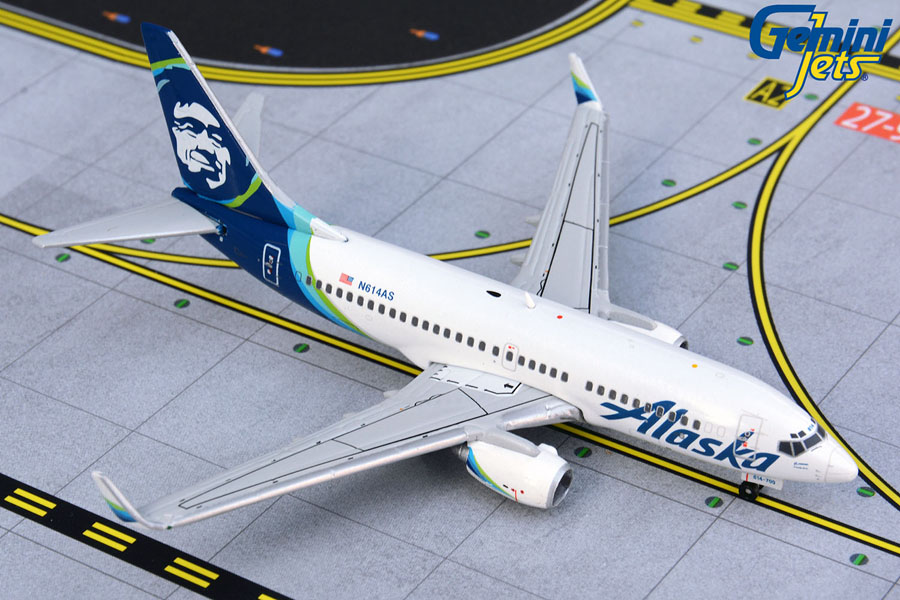 GJASA1871 GEMINI JETS Alaska / アラスカ航空 B737-700W N614AS 1:400 メーカー完売