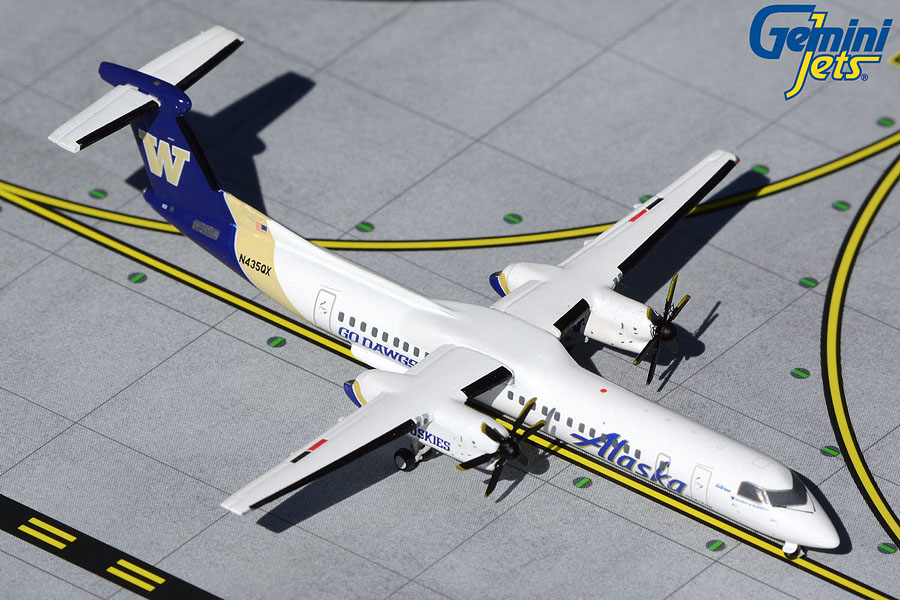 GJASA2027 GEMINI JETS Alaska / アラスカ航空 Dash 8 Q400 N435QX 1:400 完売しました。