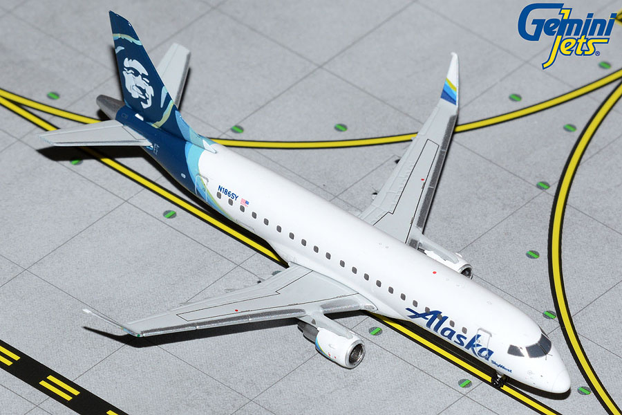 GJASA2038 GEMINI JETS Alaska / アラスカ航空 Embraer E170 N186SY 1:400 メーカー完売