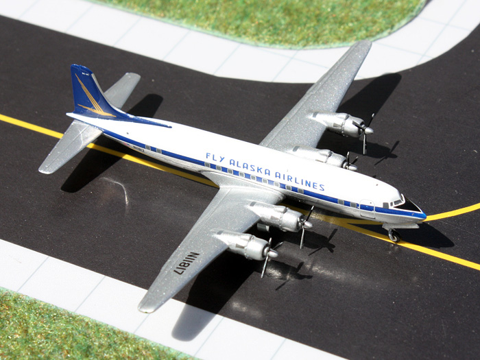GJ70974 GEMINI JETS ALASKA AIRLINES / アラスカ航空 DC-6 N11817 1:400 完売しました。