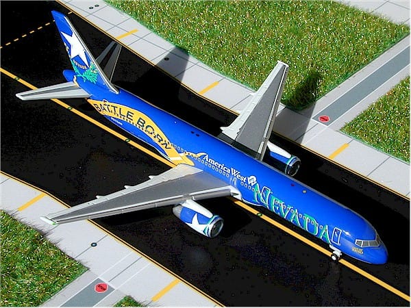 15252 GEMINI JETS America West Airlines B757-200 Nevada Battleborn N915AW 1:400 完売しました。