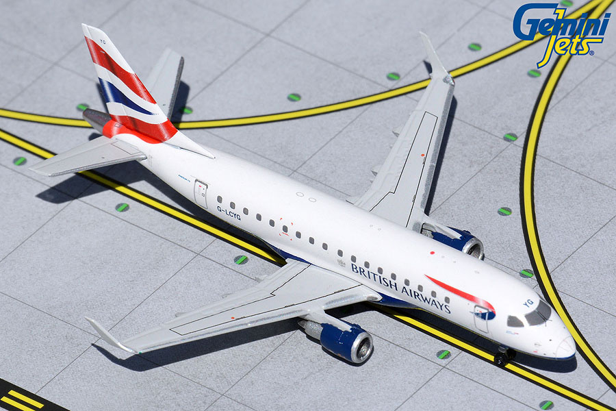 GJBAW1517 GEMINI JETS British Airways / 英国航空 Embraer E170 G-LCYG 1:400 メーカー完売