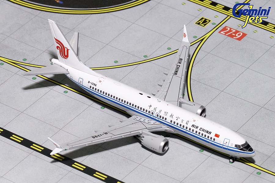 GJCCA1706 GEMINI JETS AIR CHINA / 中国国際 B737 MAX8 B-1396 1:400 完売しました。