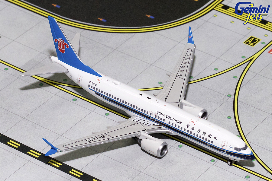GJCSN1710 GEMINI JETS CHINA SOUTHERN / 中国南方航空 B737 MAX8 B-1205 1:400 完売しました。