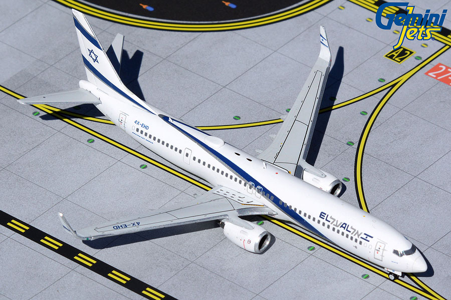 GJELY1956 GEMINI JETS ELAL / エル・アル航空 イスラエル B737-900ER 4X-EHD Peace 1:400 メーカー完売