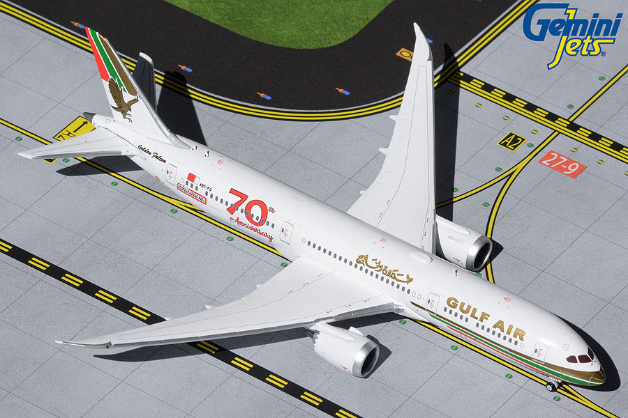 GJGFA1909 GEMINI JETS Gulf Air / ガルフ・エア B787-9 A9C-FG 70th Anniversary Retro 1:400 完売しました。
