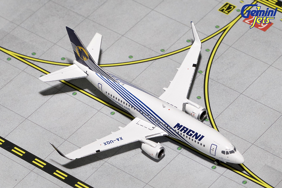 GJ701429 GEMINI JETS MAGNICHARTERS / マグニチャーターズ B737-300W XA-UQX 1:400 完売しました。