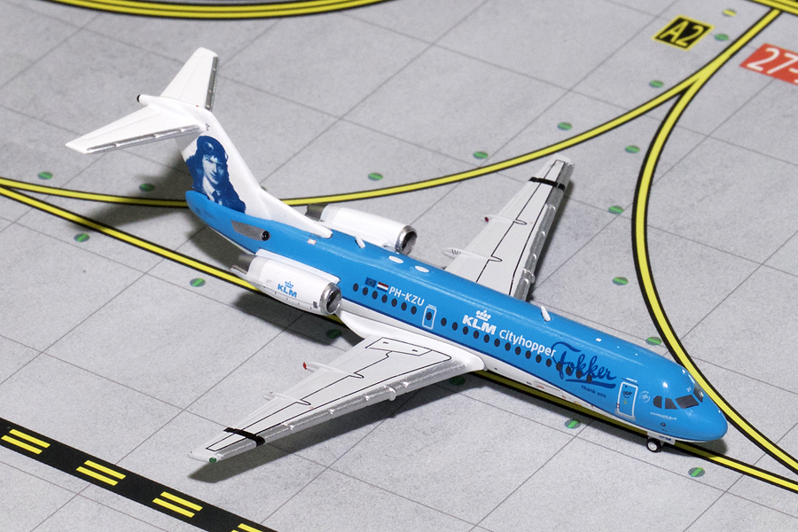 GJ701670 GEMINI JETS KLM Cityhopper / KLMシティホッパー F-70 PH-KZU Farewell 1:400 完売しました。