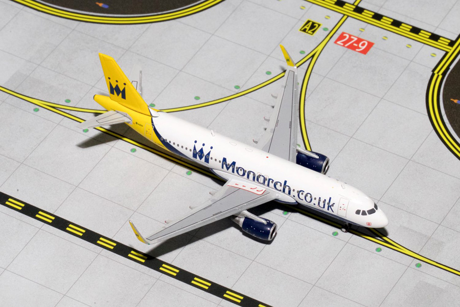 GJ701430 GEMINI JETS MONARCH / モナーク航空 A320S G-ZBAA 1:400 完売しました。