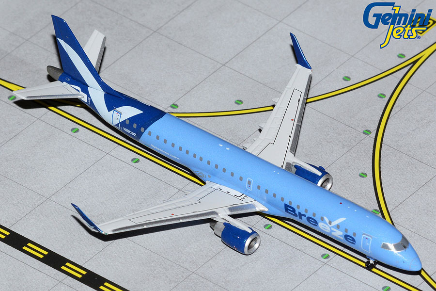GJMXY2043 GEMINI JETS Breeze Airways / ブリーズエアウェイズ Embraer E195AR N190BZ 1:400 メーカー完売