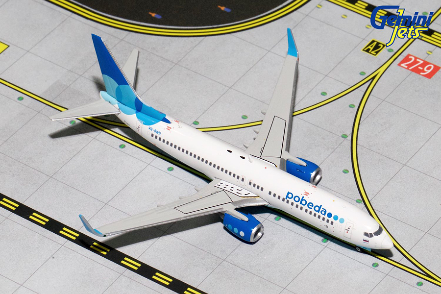 GJ701569 GEMINI JETS POBEDA airline / ポベーダ航空 B737-800W VQ-BWH 1:400 メーカー完売