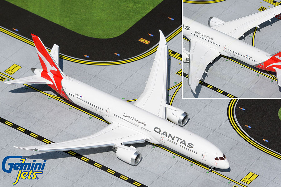 GJQFA1995F GEMINI JETS Qantas / カンタス航空 B787-9 Flaps Down VH-ZNK 1:400 完売しました。