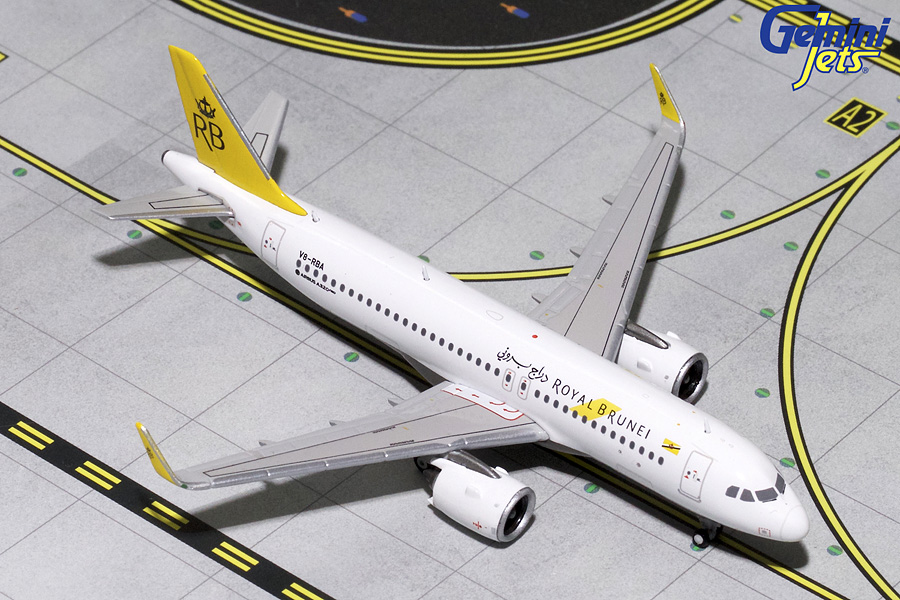 GJRBA1717 GEMINI JETS Royal Brunei / ロイヤルブルネイ航空 A320neo V8-RBA 1:400 完売しました。