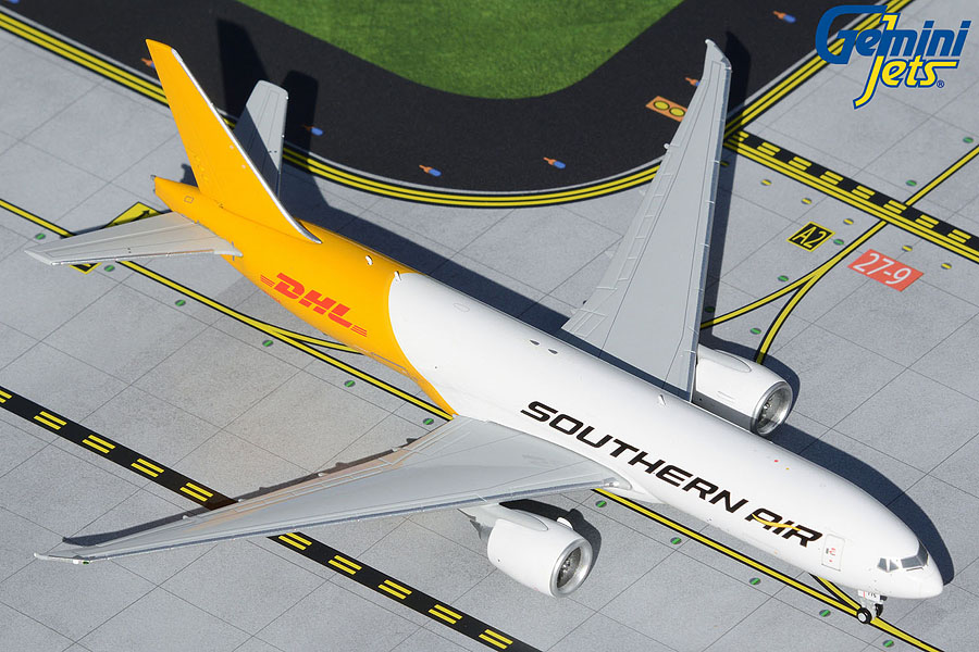 GJSOO2014 GEMINI JETS SOUTHERN AIR DHL tail / サザン・エア B777F N775SA 1:400 完売しました。