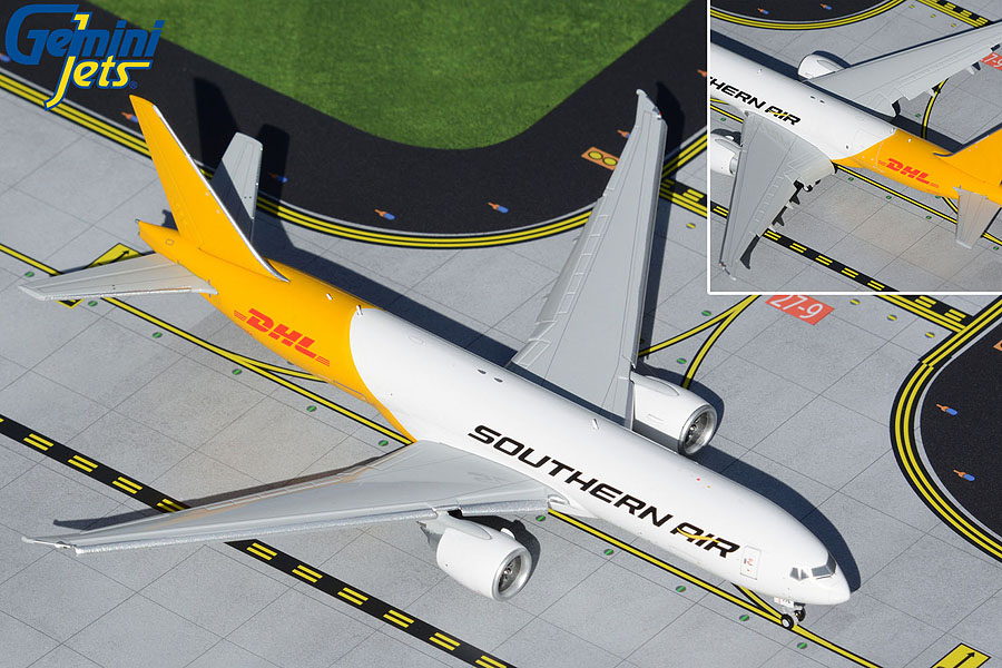 GJSOO2014F GEMINI JETS SOUTHERN AIR / サザン・エア DHL tail B777F Flaps Down N775SA 1:400 お取り寄せ