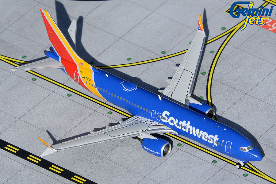 GJSWA2017 GEMINI JETS Southwest / サウスウエスト航空 B737 MAX8 N8730Q 1:400 完売しました。