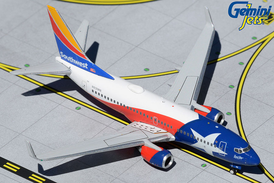GJSWA2019 GEMINI JETS Southwest / サウスウエスト航空 B737-700 N931WN Lone Star One 1:400 メーカー完売