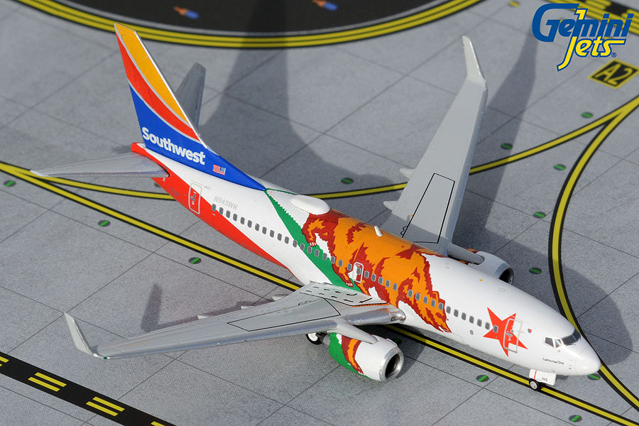 GJSWA2020 GEMINI JETS Southwest / サウスウエスト California One B737-700 N943WN 1:400 メーカー完売