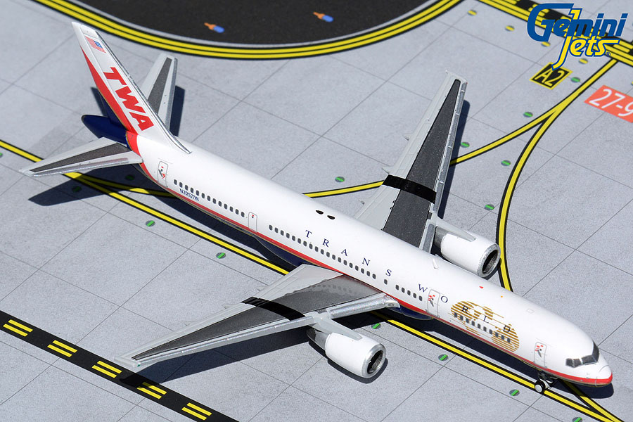 GJTWA1982 GEMINI JETS TWA / トランス・ワールド航空 B757-200 N725TW 1:400 メーカー完売