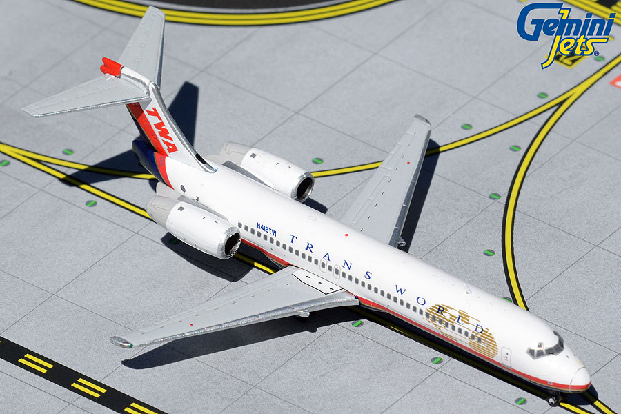 GJTWA2008 GEMINI JETS TWA / トランス・ワールド航空 B717-200 N418TE 1:400 メーカー完売