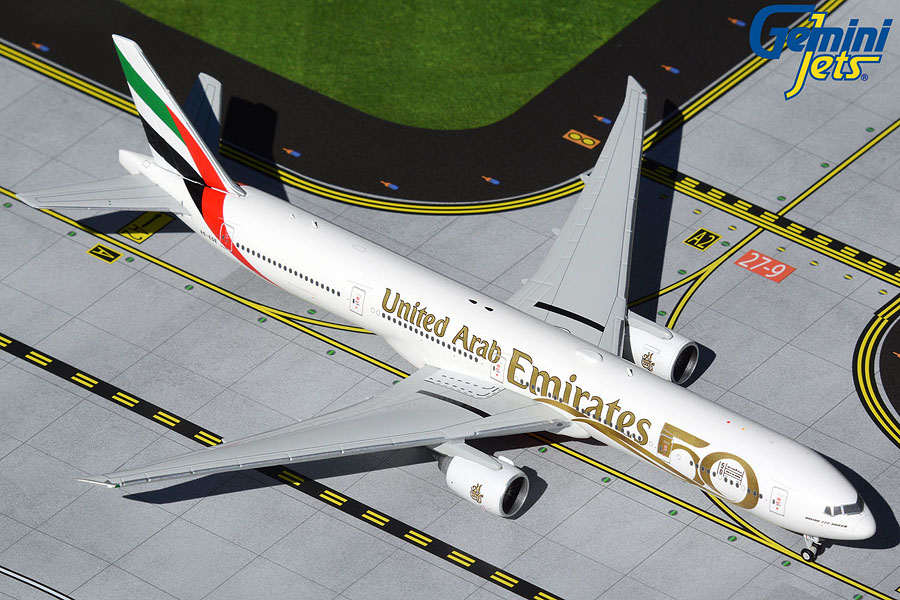 GJUAE2050 GEMINI JETS Emirates UAE 50th Ann / エミレーツ航空 B777-300ER A6-EGE 1:400 完売しました。