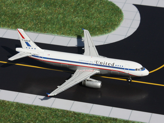 GJ701061 GEMINI JETS UNITED / ユナイテッド航空 A320-200 Stars and Bars Retro N475UA 1:400 完売しました。