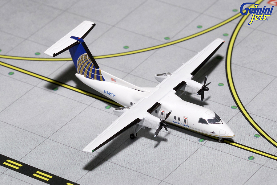 GJ701153 GEMINI JETS UNITED / ユナイテッド航空 DHC-8-200 N365PH 1:400 完売しました。