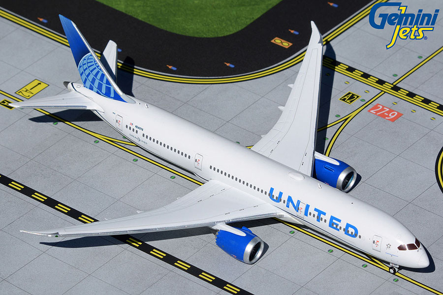GJUAL1795 GEMINI JETS UNITED / ユナイテッド航空 B787-9 N24976 1:400 完売しました。