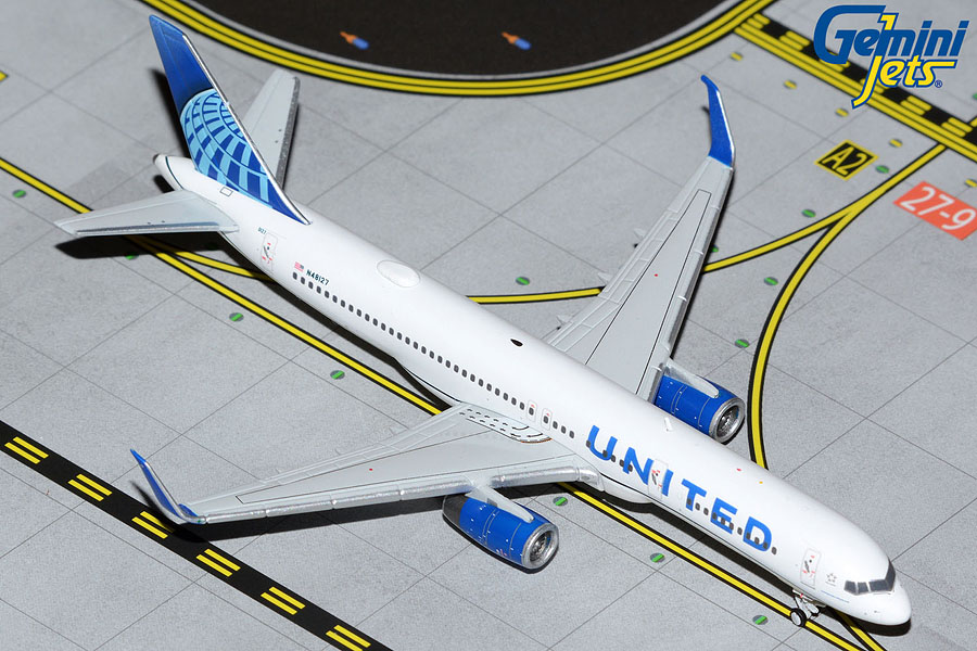 GJUAL2061 GEMINI JETS UNITED / ユナイテッド航空 B757-200W N48127 1:400 完売しました。