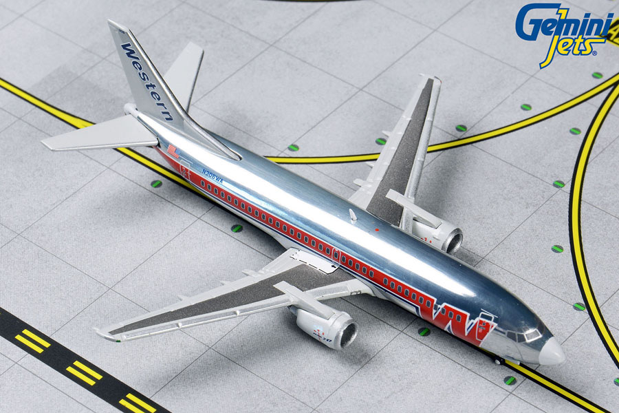 GJWAL1202 GEMINI JETS Western / ウエスタン航空 Final B737-300 N306WA 1:400 完売しました