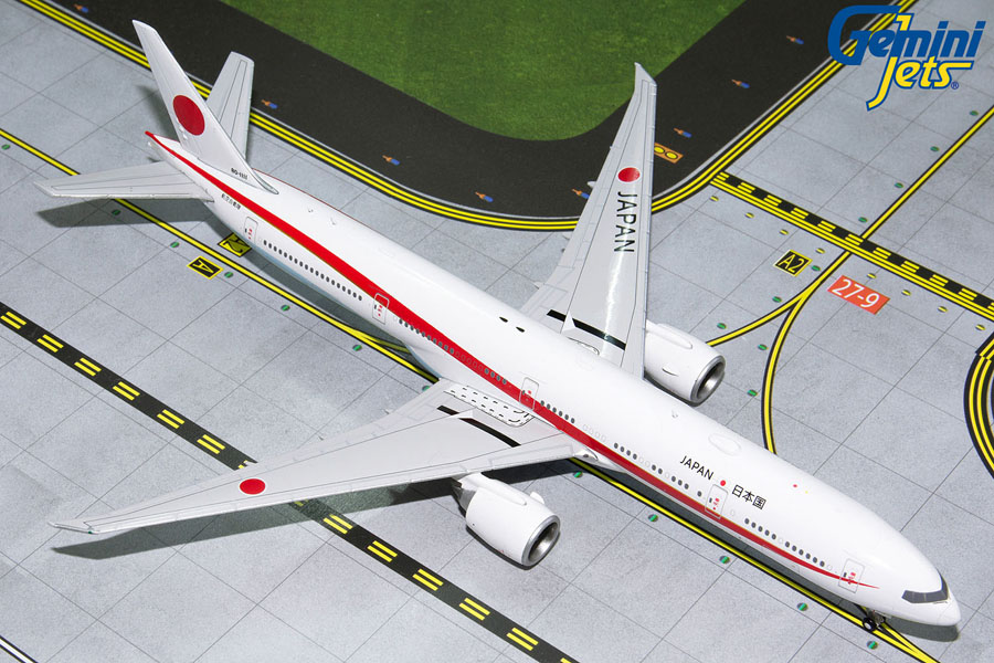 GMJSD086 GEMINI MACS Japanese government aircraft JASDF / 日本国政府専用機 B777-300ER 80-1111 1:400 完売しました。